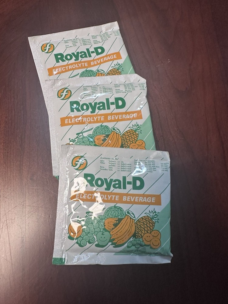 Royal-D Electrolyte Beverage Powder – 25g Sachets (Thai Product)