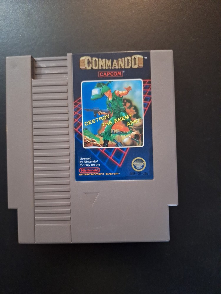 Commando {5-Screw) (Nintendo, NES) Cartridge Only