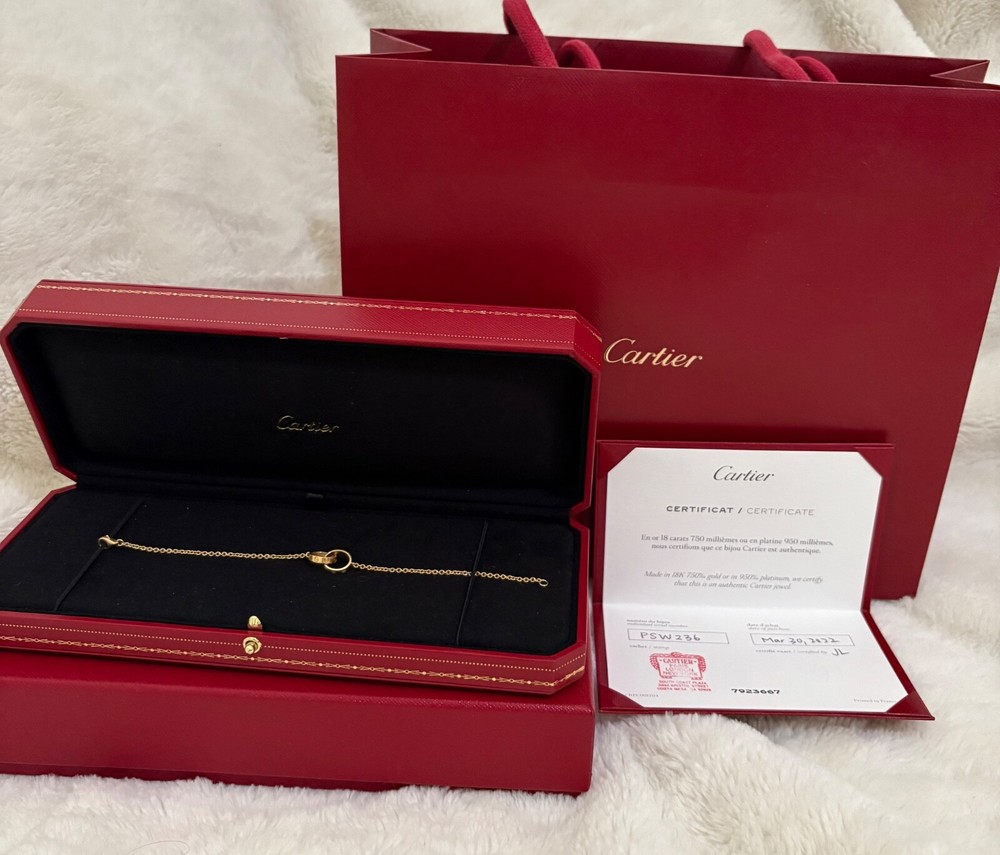 Cartier Love Baby Yellow Gold Bracelet Mint Condition Free USA Shipping