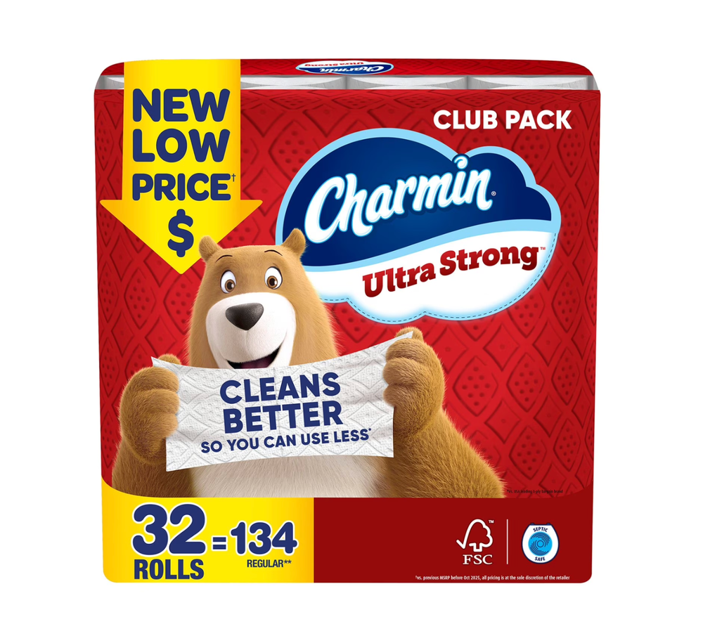 Charmin Ultra Strong 2-Ply Toilet Paper 32 rolls, 231 sheets/roll
