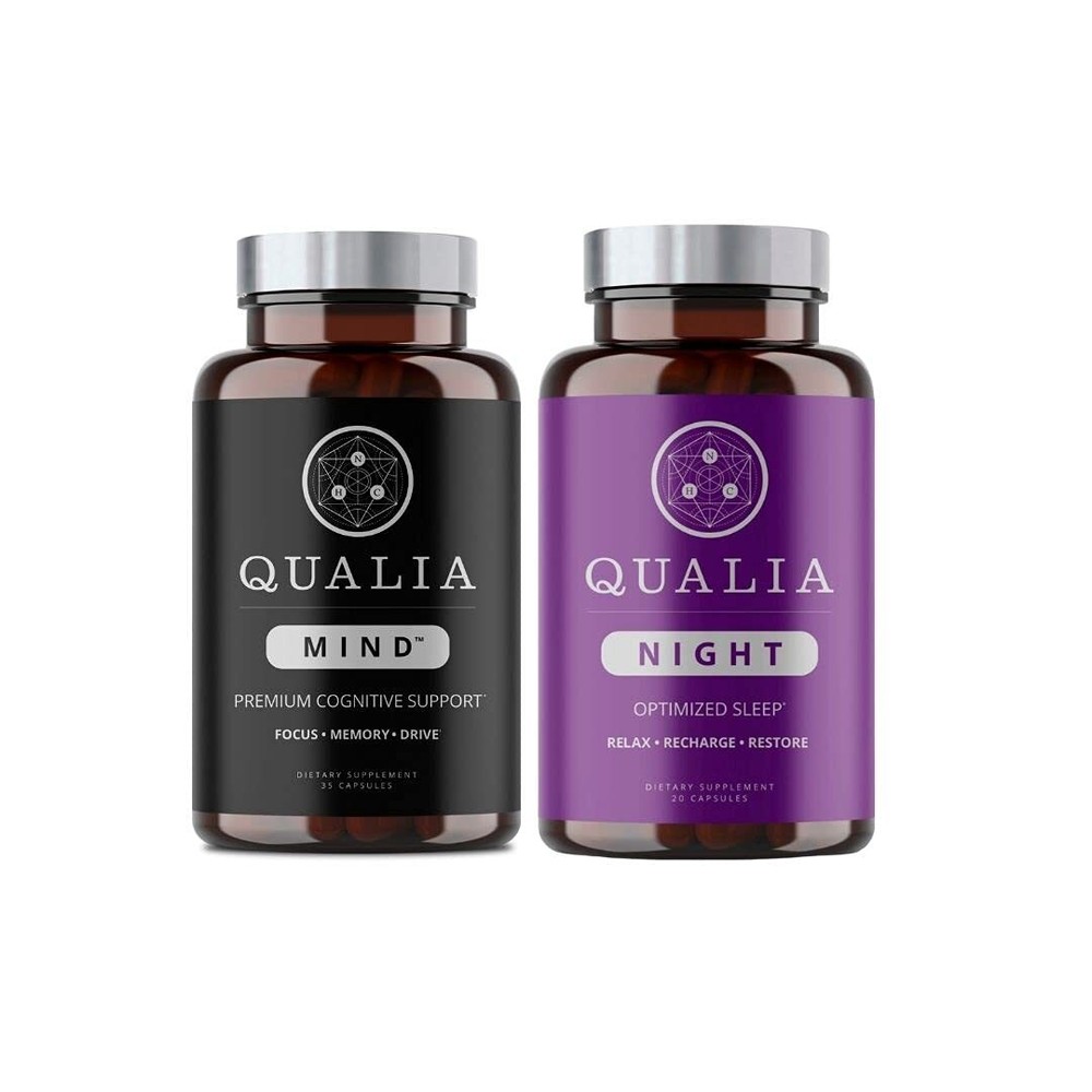 NEUROHACKER COLLECTIVE Qualia Mind & Qualia Night | Premium Nootropic Supplem...
