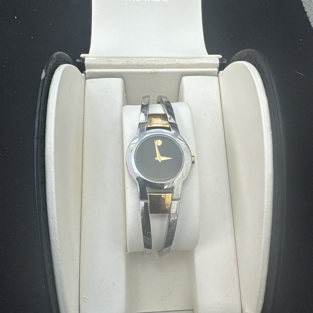 Movado Amorosa Black Dial Watch for Women 0606893