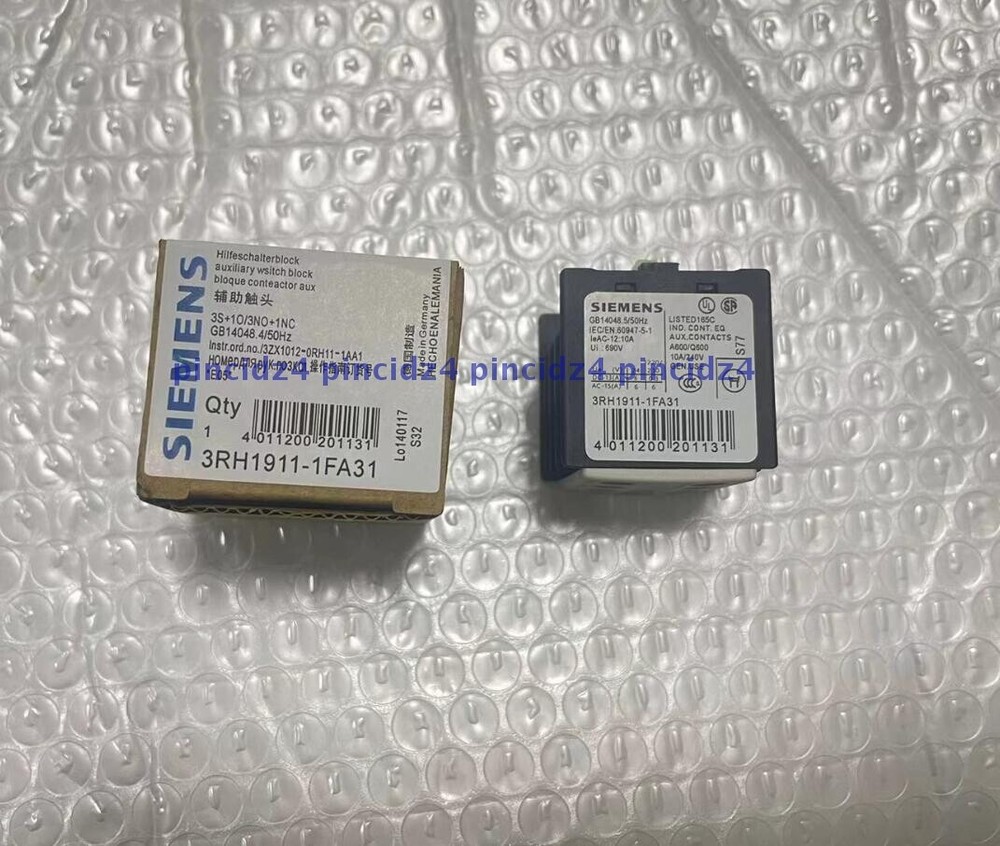 1PCS New SIEMENS Auxiliary Contact 1 Year Warranty 3RH1911-1FA31 Fast Shipping