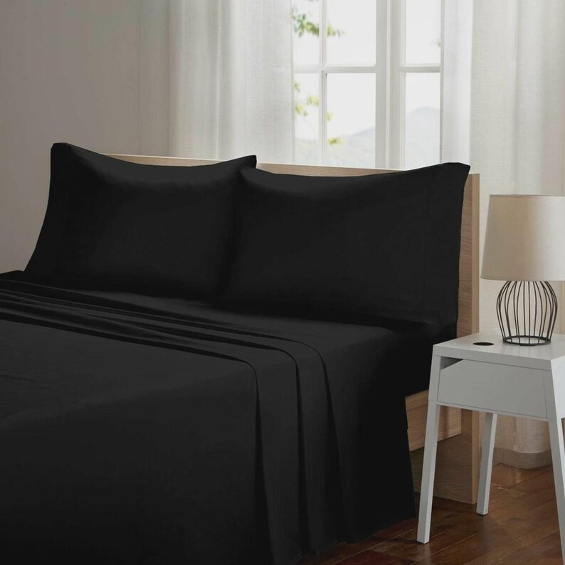 Luxury Organic Bamboo Sheet Set Queen King Hypoallergenic Cooling Soft