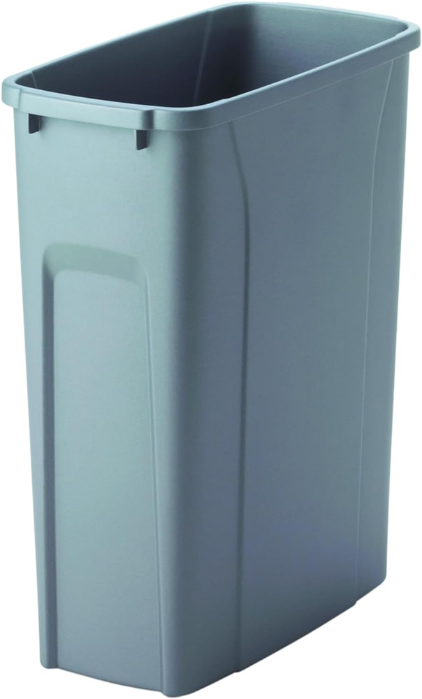 20Qt Trash Can Contractor Pack of 6Ea, 15.8-Inch by 14.2-Inch by 6.6-Inch,Platin