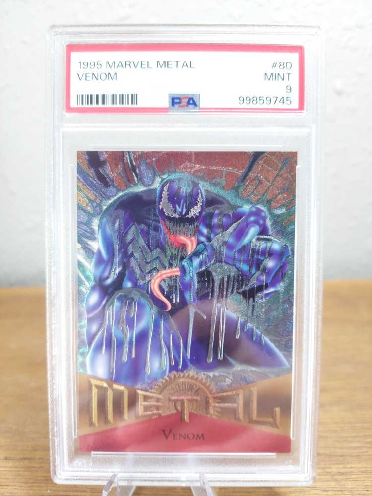 1995 Marvel Metal Venom PSA 9 Amazing Foil Card