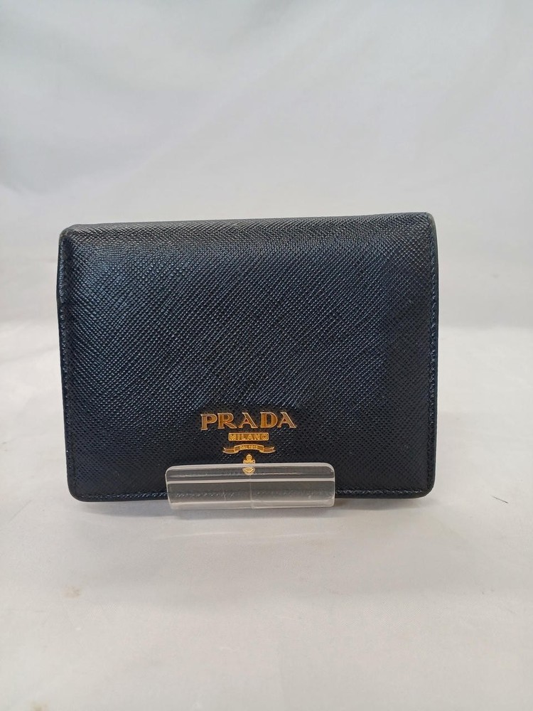 Prada Leather Bifold Wallet for Men Stylish Slim Design