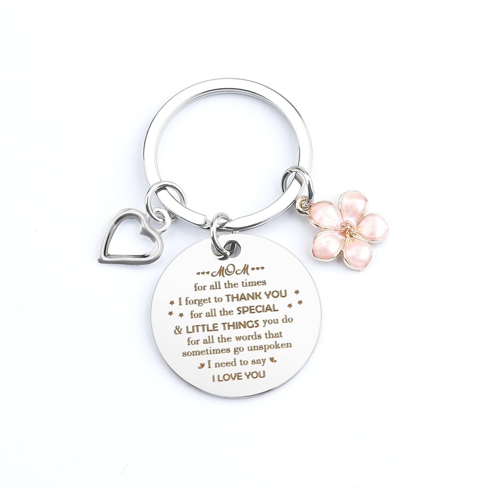 Mothers Day Gifts for Mom from Daughter Son Husband Mom Keychain Mother's Day...-image