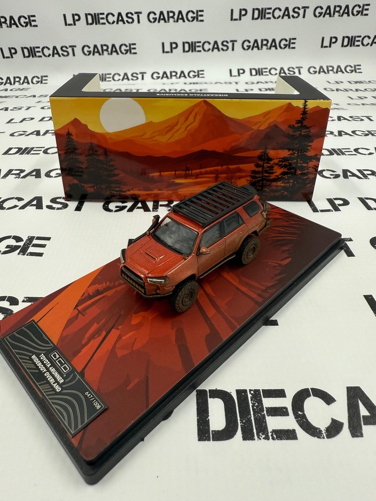 GCD Toyota 4Runner Inferno Orange Dirty Version 1:64 Diecast DiecastTalk Exclusi