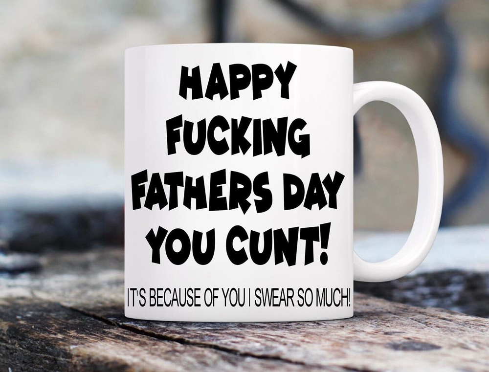 Dad Fathers Day Personalised Customised Funny Rude 11oz Mug Cup Gift Present