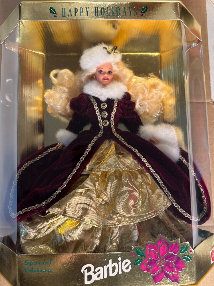 Mattel 1996 Happy Holidays Barbie Doll - Special Edition (Never Opened)
