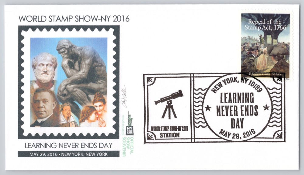 New York, NY WSS- 2016 Modern souvenir, Learning Never Ends Day USA 2016