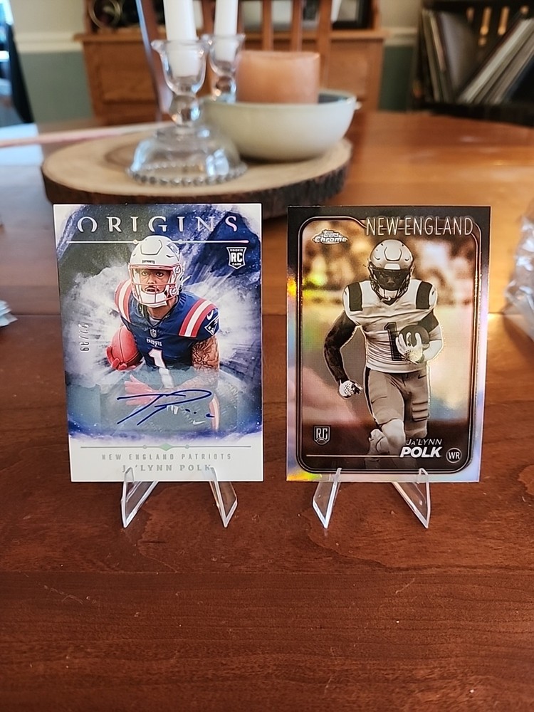 2024 Topps Chrome Sepia & Origins RC Auto Ja'lynn Polk Lot #d/99