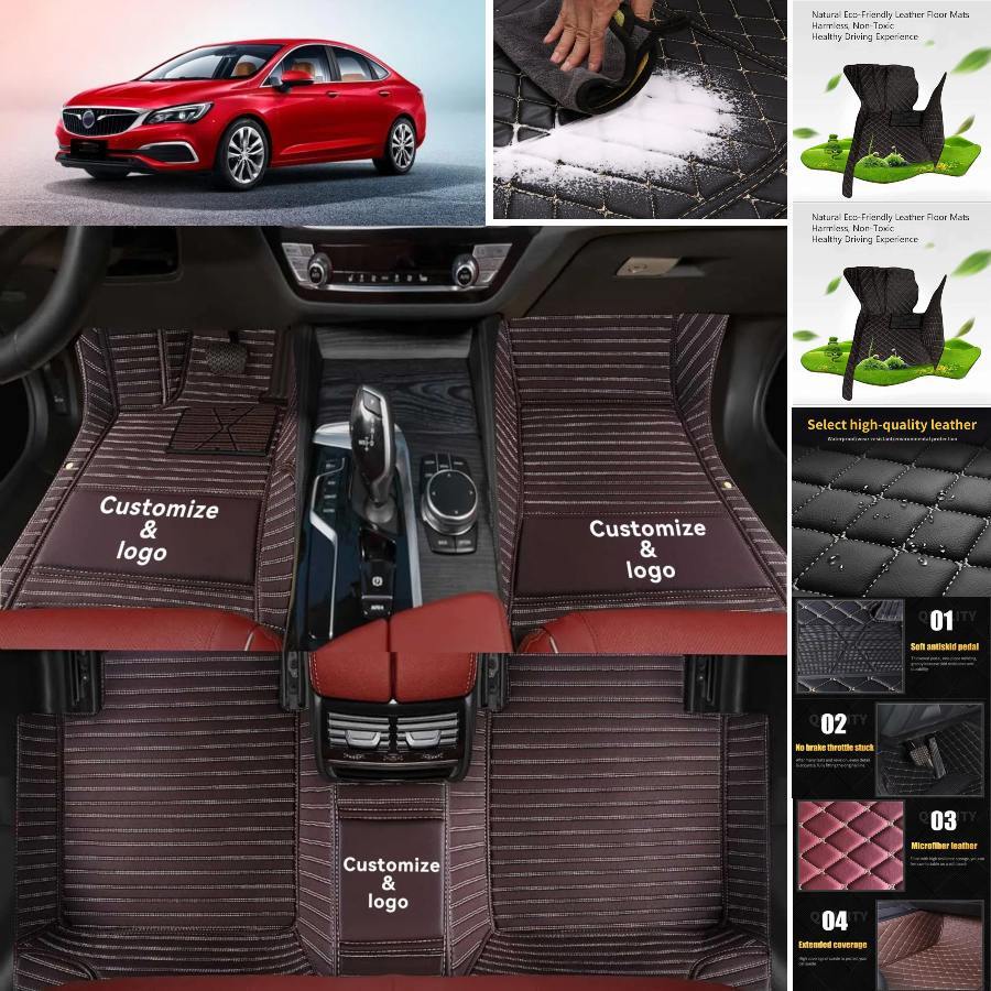 Custom Waterproof Floor Mats for Buick Verano - Durable Auto Liners & Carpets
