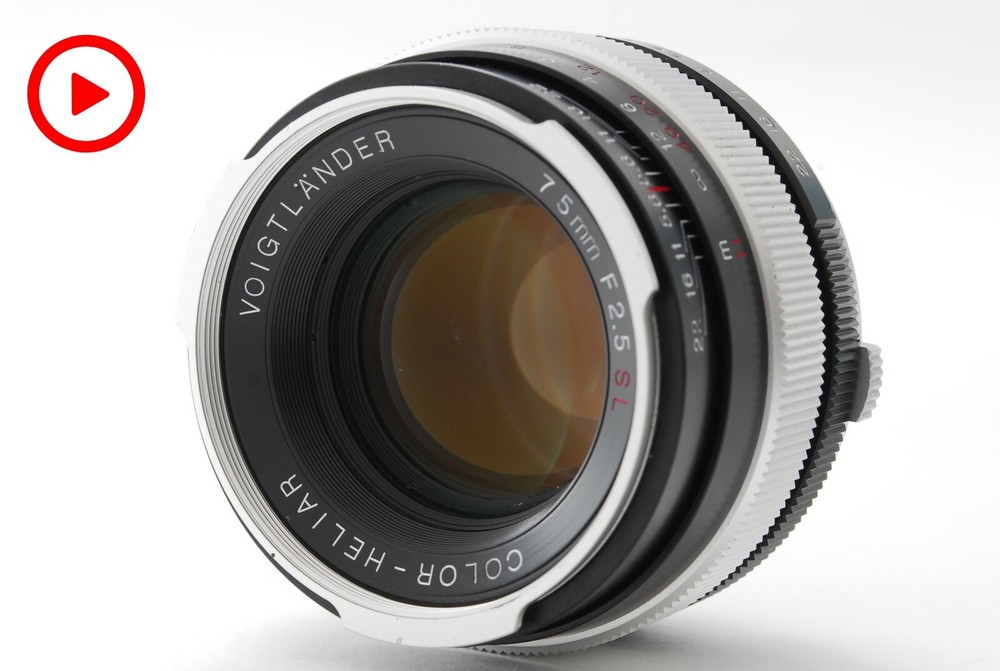RARE! [Exc+4] Voigtlander Color Heliar 75mm f2.5 OM mount Olympus From JAPAN #10