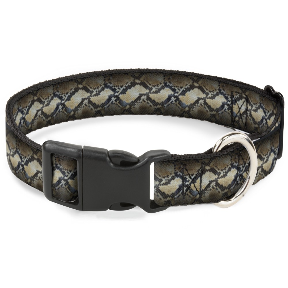 Plastic Clip Collar Snake Skin 4 Large 15-24