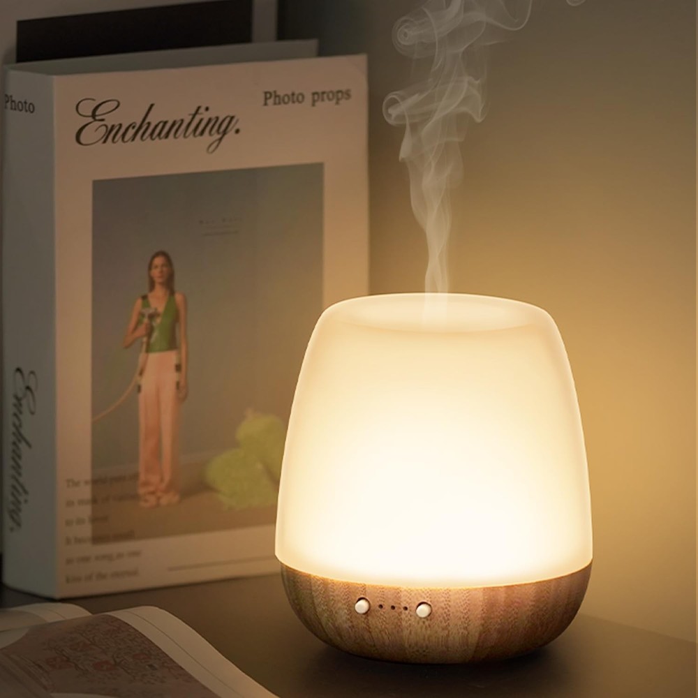 180ml Ultrasonic Glass Essential Oil Aroma Diffuser for Home & Office
