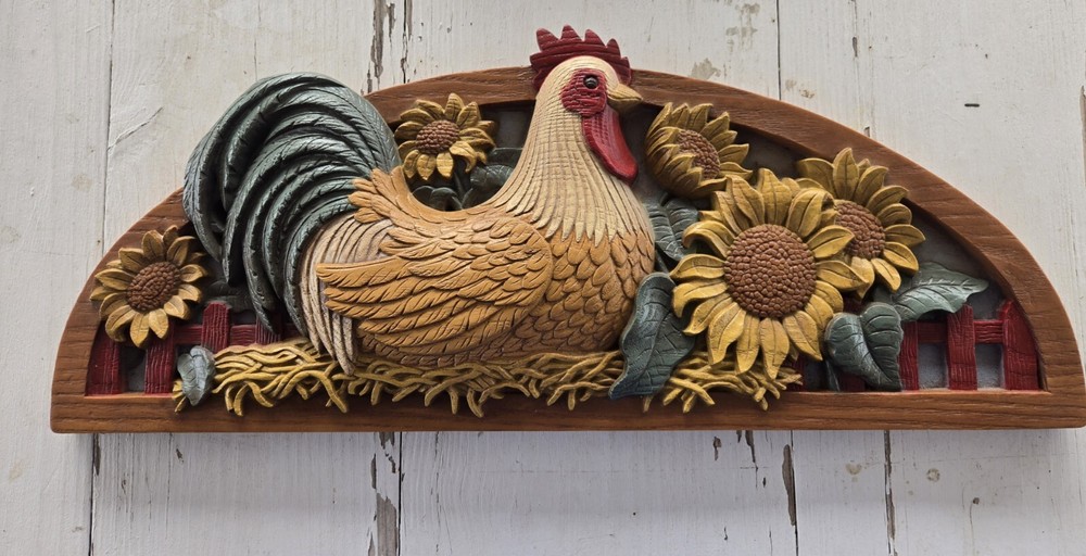 Home Interiors 5067 Rooster Wall plaque from 2001