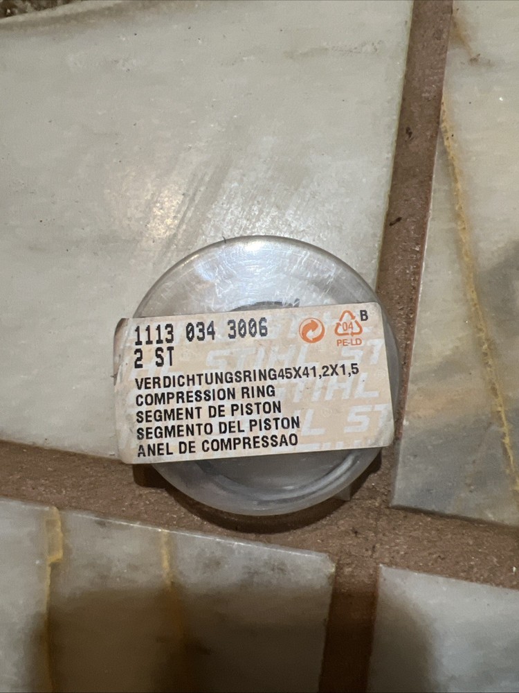 Stihl 1113-034-3006 Piston Compression Ring for Chainsaws