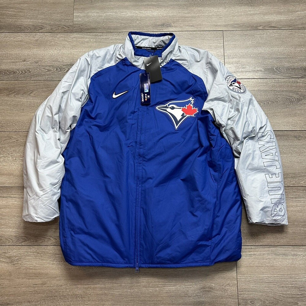 Toronto Blue Jays Nike MLB Goose Down Jacket Dugout Full-Zip , Men’s XL NWT
