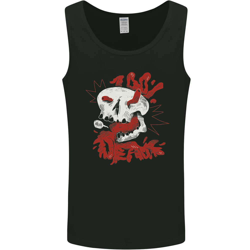 Im Dead Inside Skull Gothic Emo Mens Vest Tank Top
