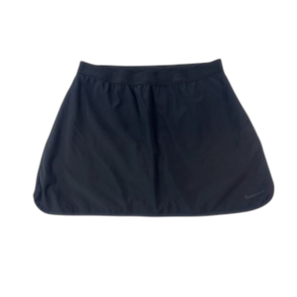 Nike Dri-Fit Athletic Skirt Black Size Large Tennis Golf Running Skort
