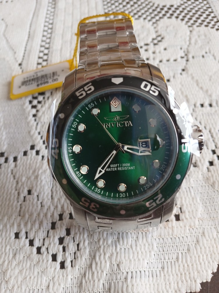 invicta pro diver, model #39093,stainless steel, japan movement, trinite, new