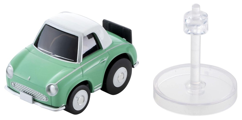 ChoroQ QS-11a Nissan Figaro Green White Diecast Model Car Toy