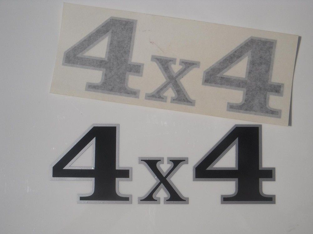 AMC NOS Jeep Eagle 4x4 emblem SET Cherokee SX4 Kammback Wagoneer FLASH SALE-image