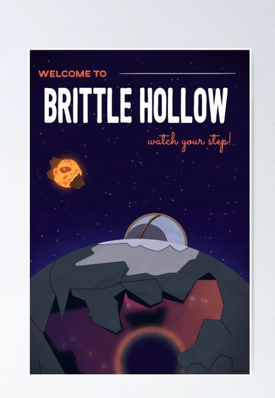 Brittle Hollow Travel Poster Poster