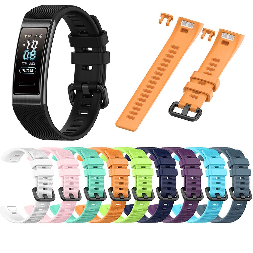For Huawei Band 4 Pro/Band 3/3Pro Sport Silicone Wrist Band Watch Strap Bracelet