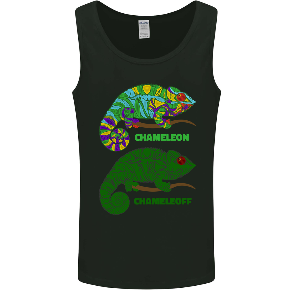 Chameleoff Chameleon Funny Off On Mens Vest Tank Top