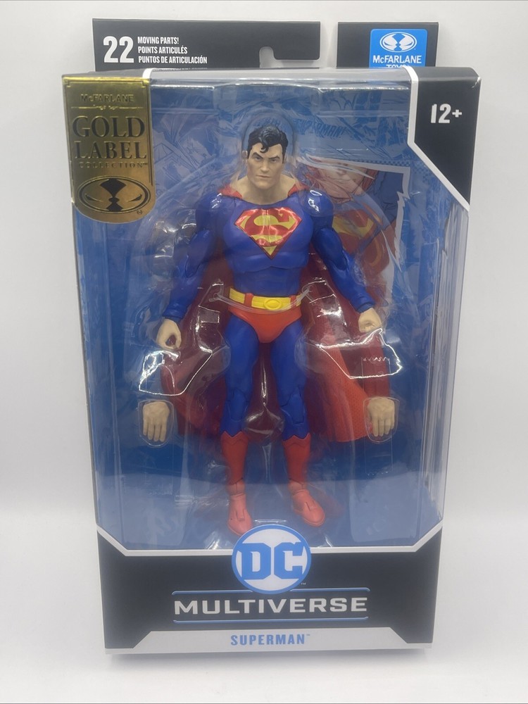 McFarlane DC Multiverse Gold Label Superman Action Comics Walmart Exclusive