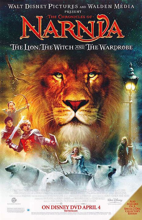 The Chronicles of Narnia (2005) original DVD/video poster - single-sided -rolled