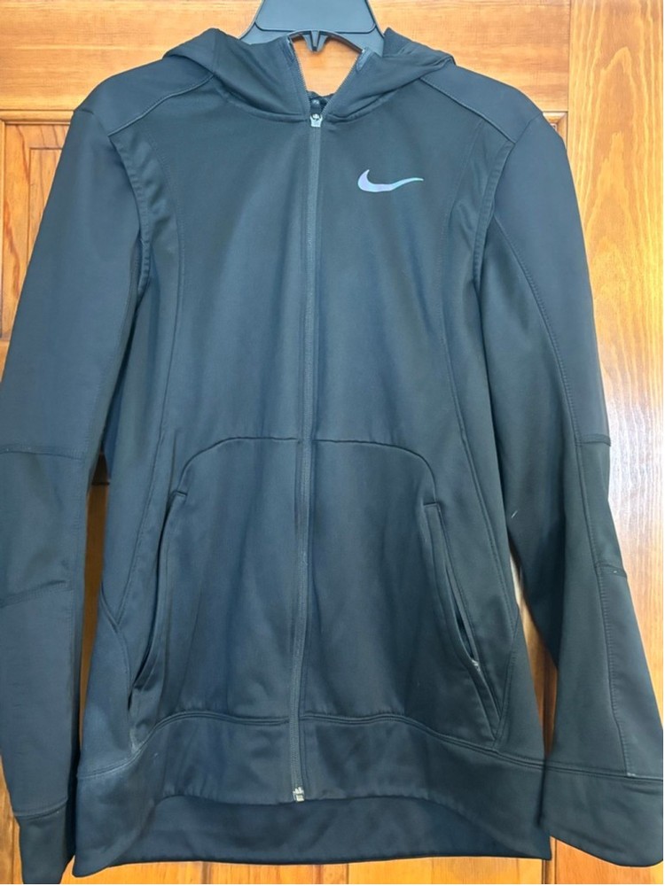 Nike Dri-FIT Black Full-Zip Hoodie Jacket Men’s Medium