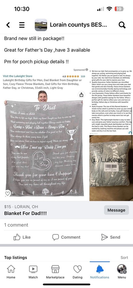 Personalized Fathers Day Blanket – Perfect Gift for Dad-image