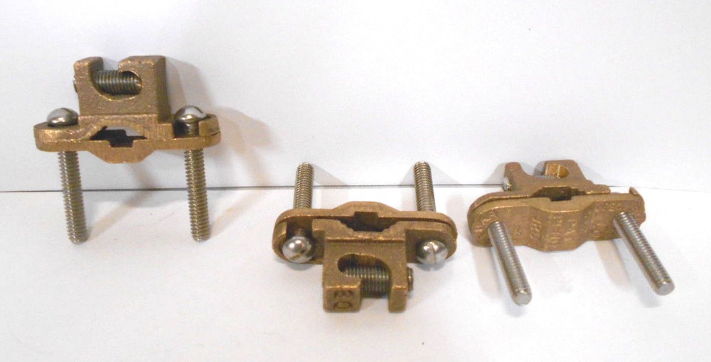 JRD 10-2 Direct Burial Rebar / Pipe  Ground Clamps DB 3/8