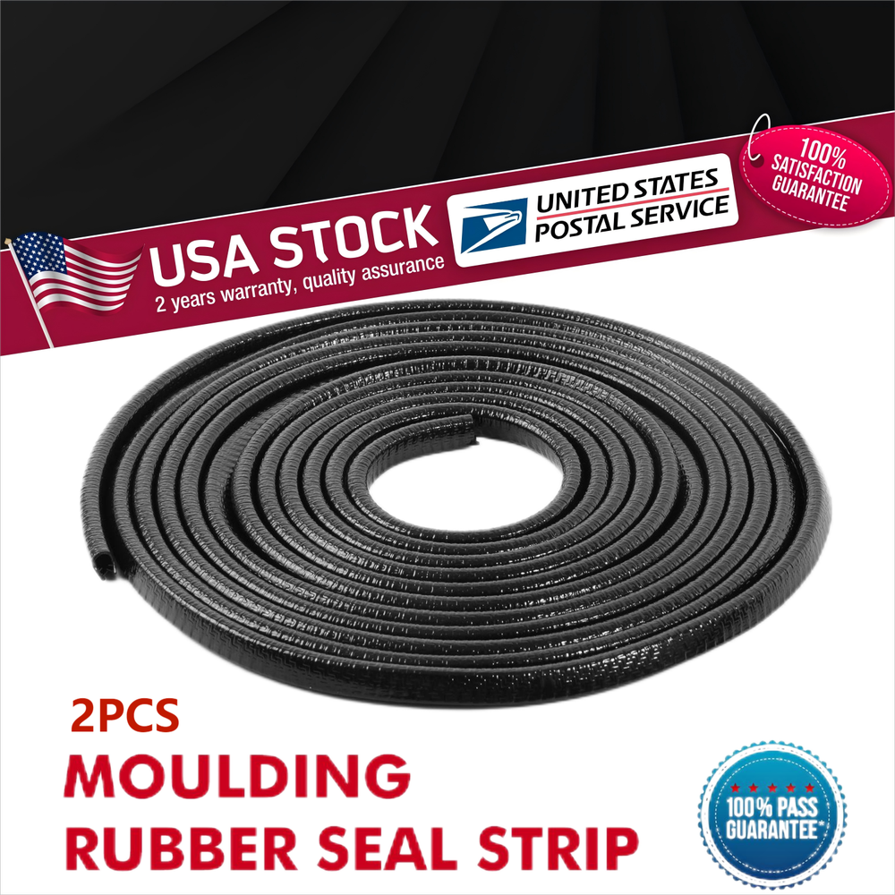 39.3Ft Car Door Trunk Edge Strip Trim Lock Guard Moulding Rubber Seal Protector