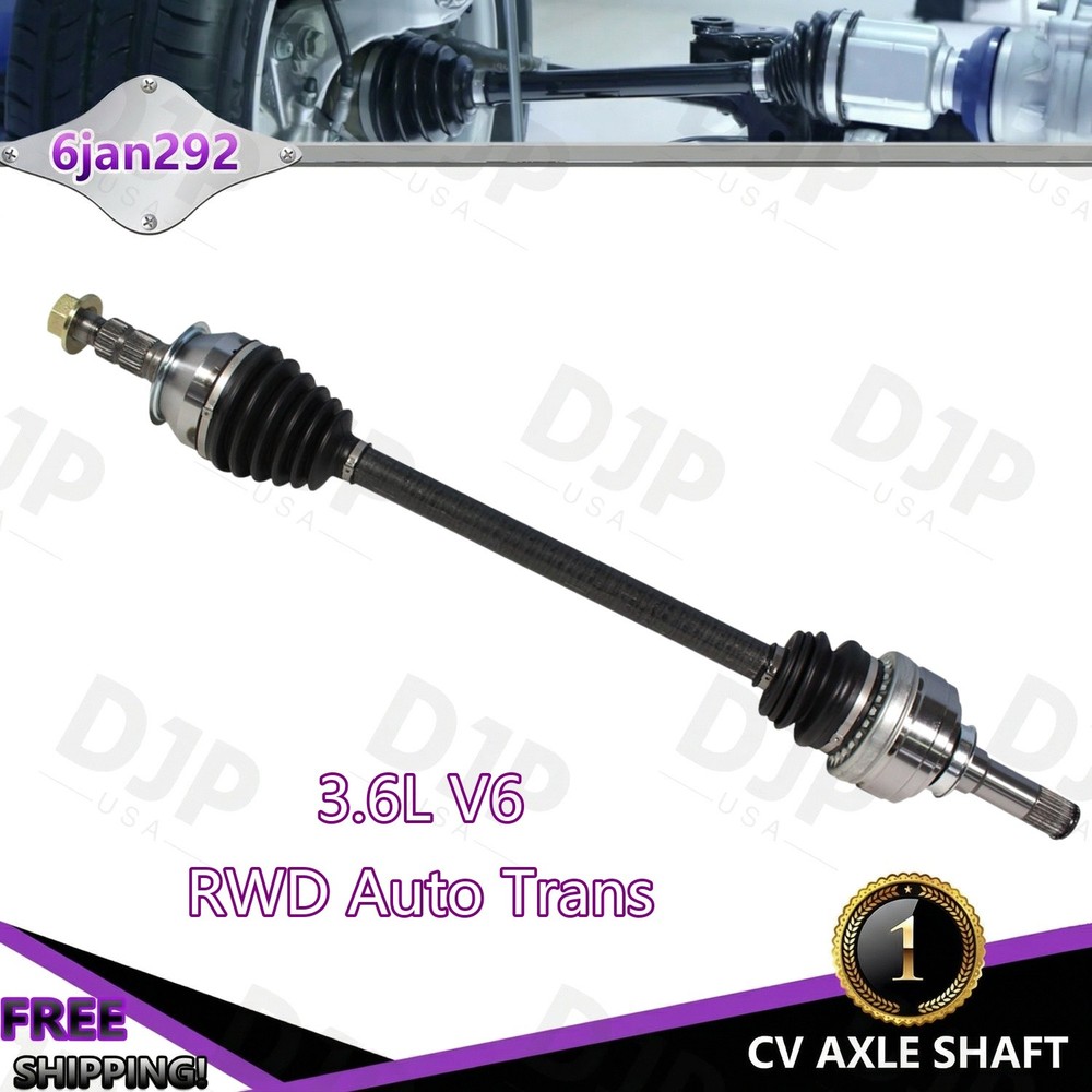 Rear Driver Side CV Axle Shaft for 10-15 Chevrolet Camaro 3.6L V6 RWD Auto Trans