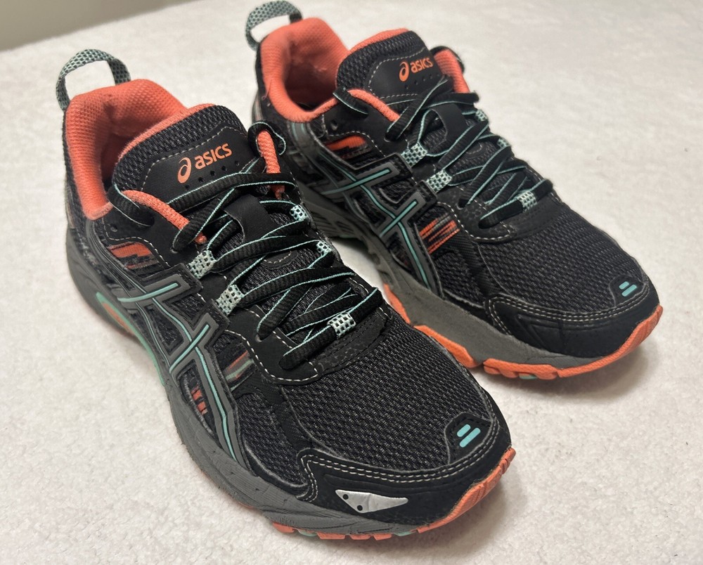 ASICS Women’s Gel Venture 5 Black Running Shoes Athletic Sneakers Size 6