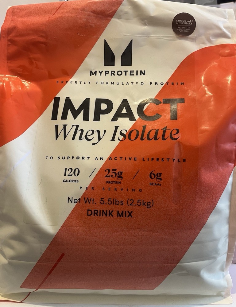 Myprotein Impact Whey Protein Isolate, (chocolate Milkshake, (5.5 Lbs)