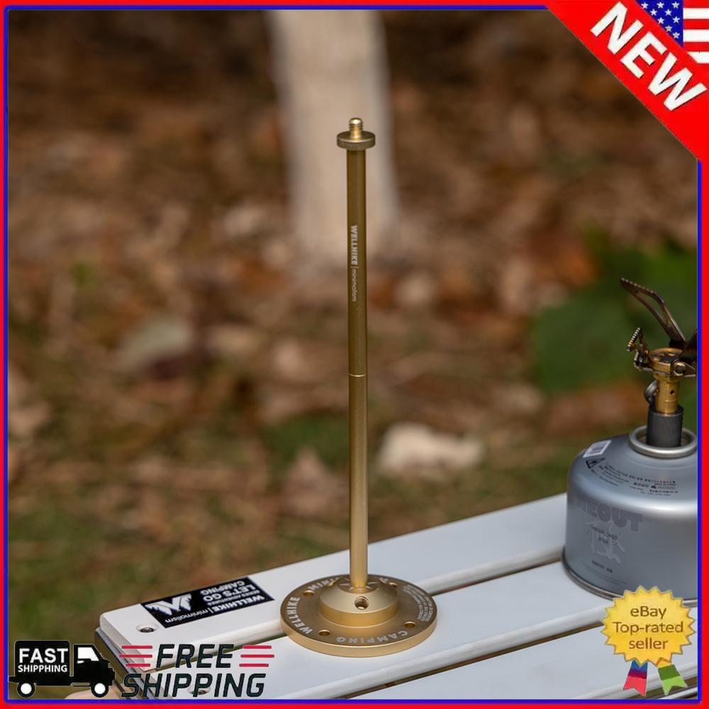 Aluminum Alloy Lamp Pole Bracket for Outdoor Camping Lights with Sturdy Support