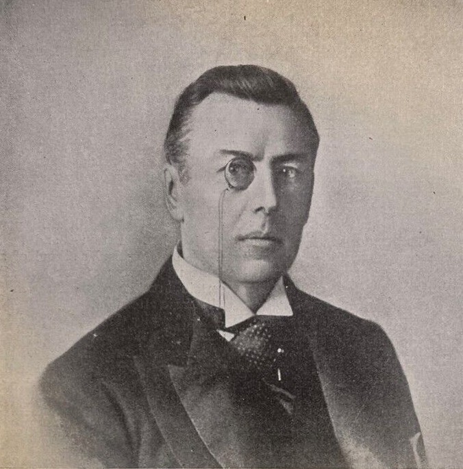 1899 Vintage Magazine Illustration Joseph Chamberlain British Colonial Secretary