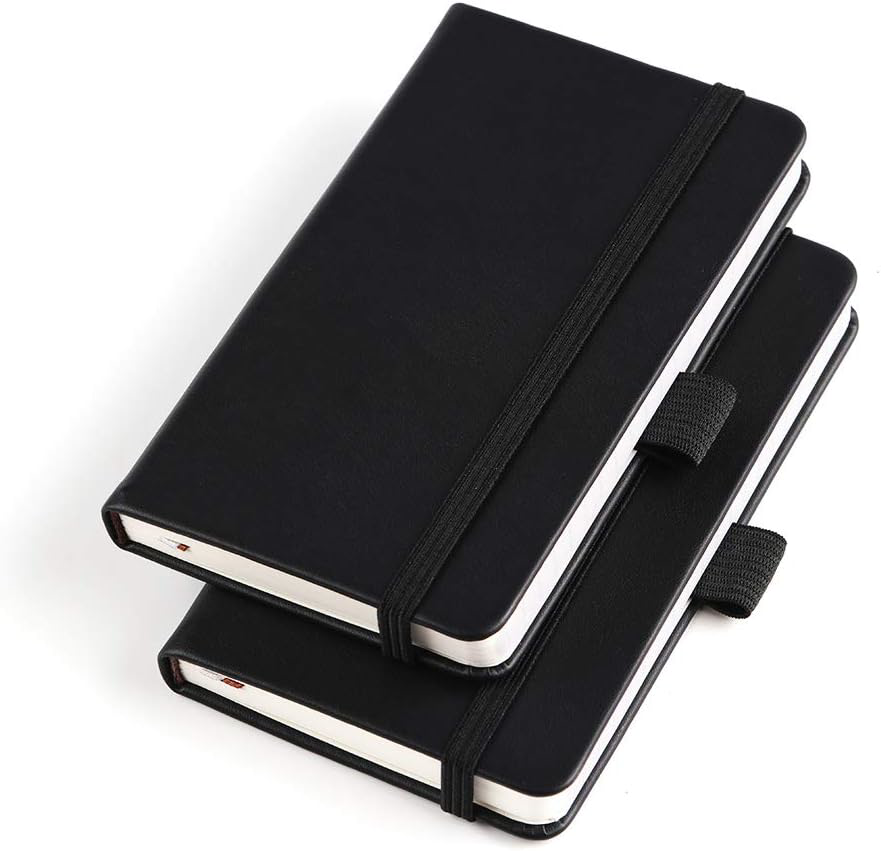 Pocket Notebook 2 Pack Mini Ruled Hardcover 3