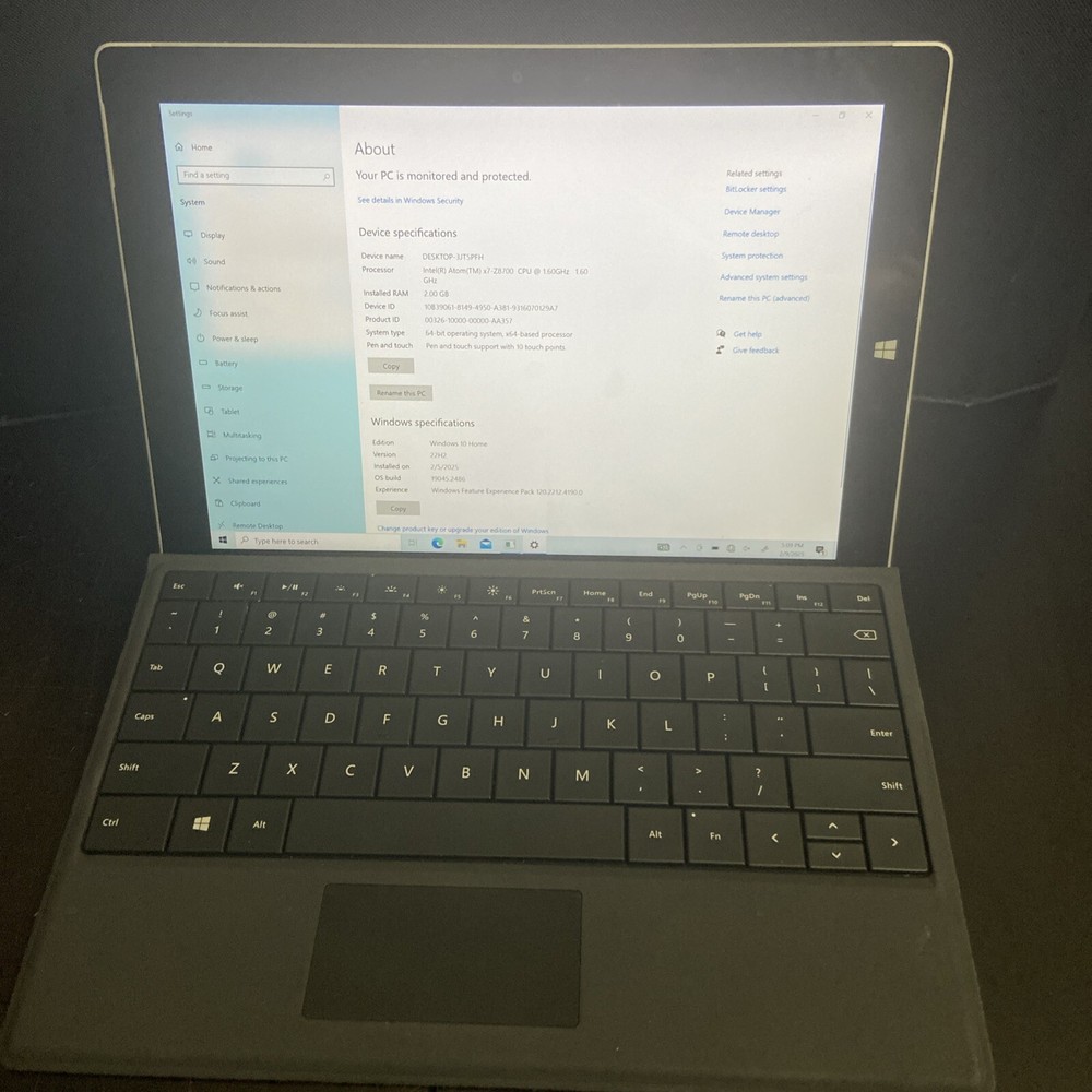 Microsoft Surface Pro 3 1657 10.8