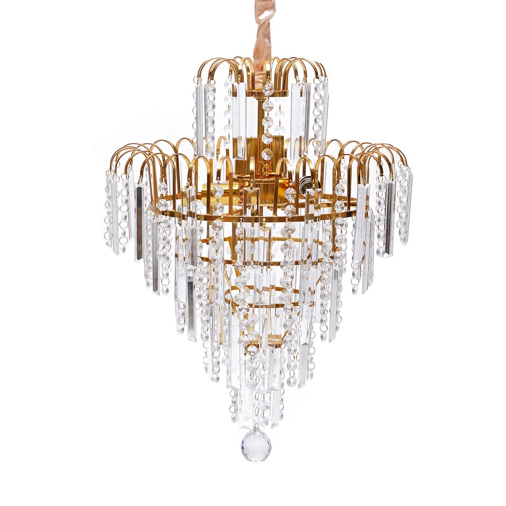 Mordern Elegant Crystal Chandelier Modern Ceiling Lamp Pendant Fixture Light K9