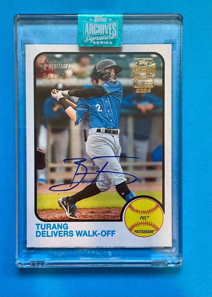 2024 Topps Archives Signature Series Active Player Edition Brice Buybacks