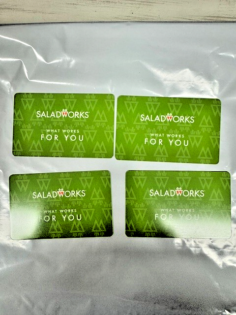 $100 Saladworks Gift Card – 4 x $25 Physical Cards-image