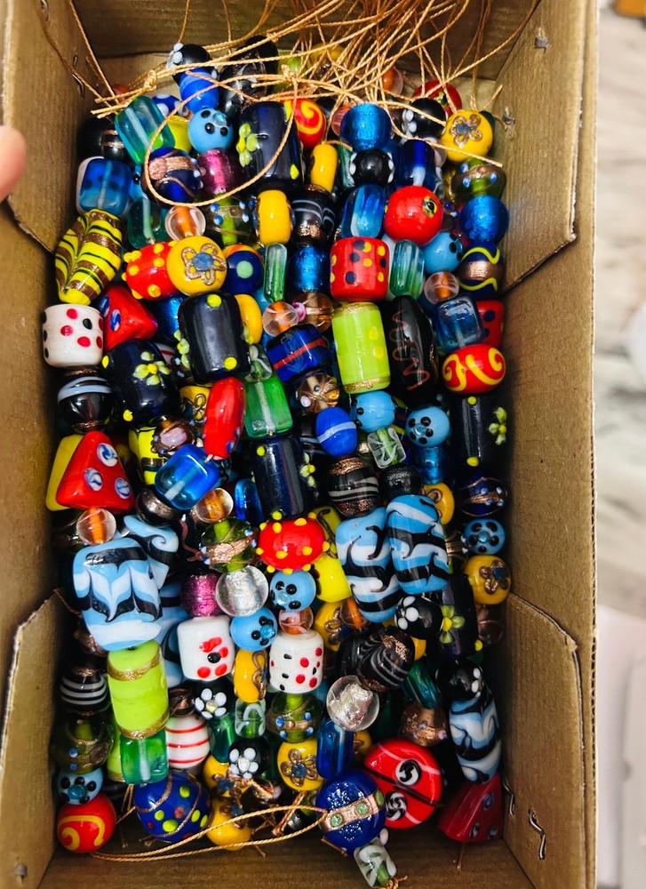 Bulk 100 Strands Mixed style Lamp Work Fancy Glass Beads for jewelry making