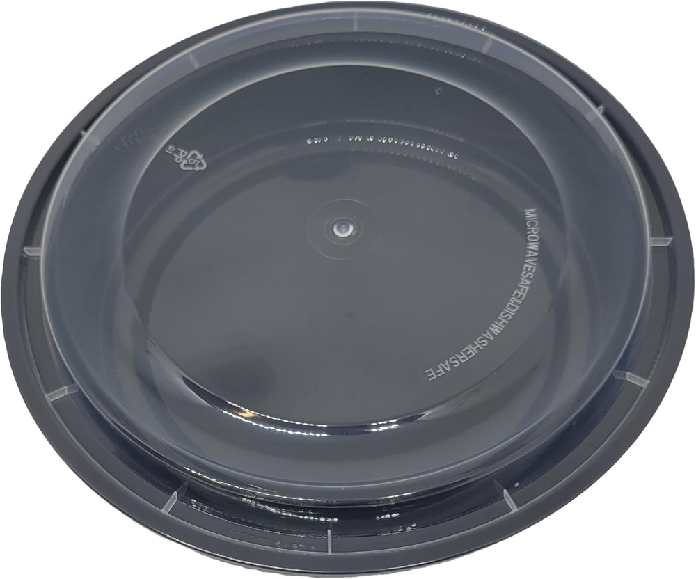 48 Oz round Food Containers Meal Prep Microwavable Reusable Plastic BPA Free Big